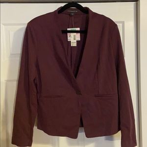 Women’s L, Purple button Blazer